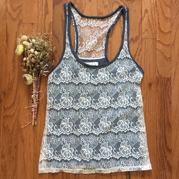 Abercrombie & Fitch Tops - Abercrombie Lace Tank Top